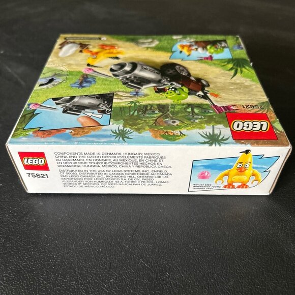 Lego Angry Birds Piggy Car Escape Set 75821 74 Pcs Chuck & Piggy Figures NEW - Picture 3 of 10